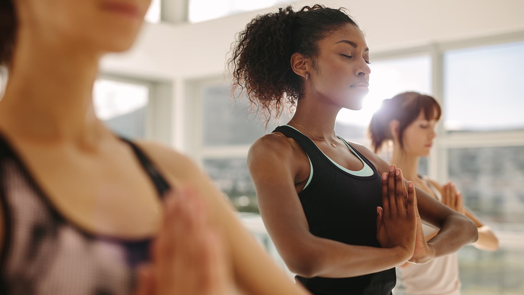 Depiction of a yoga class, Delve Health & Wellness Product Development