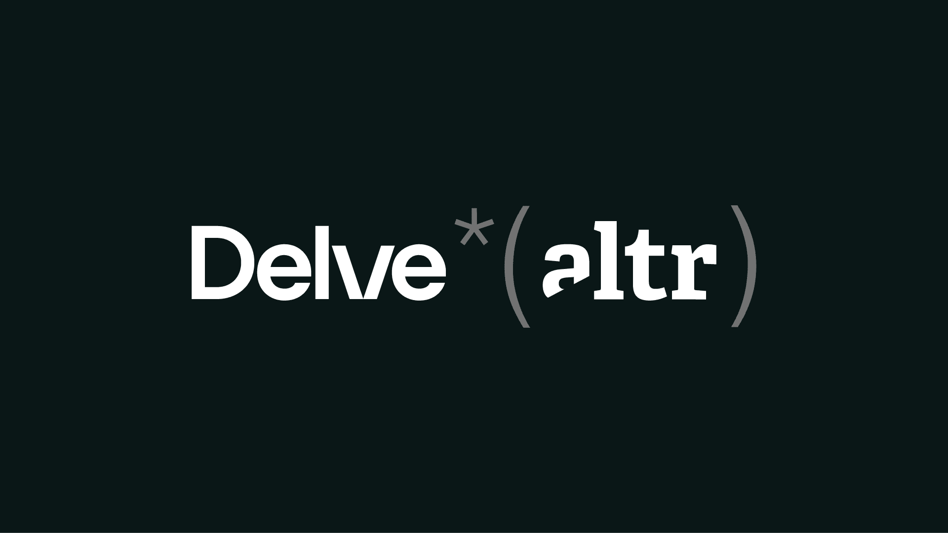 Delve x altr acquisition